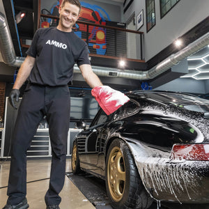 AMMO DRIVE + PROTECT microfiber towel for car detailing