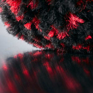 Close-up of the soft micropile fibers on the AMMO Wheel Woolie