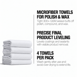 White MF Polishing Towels