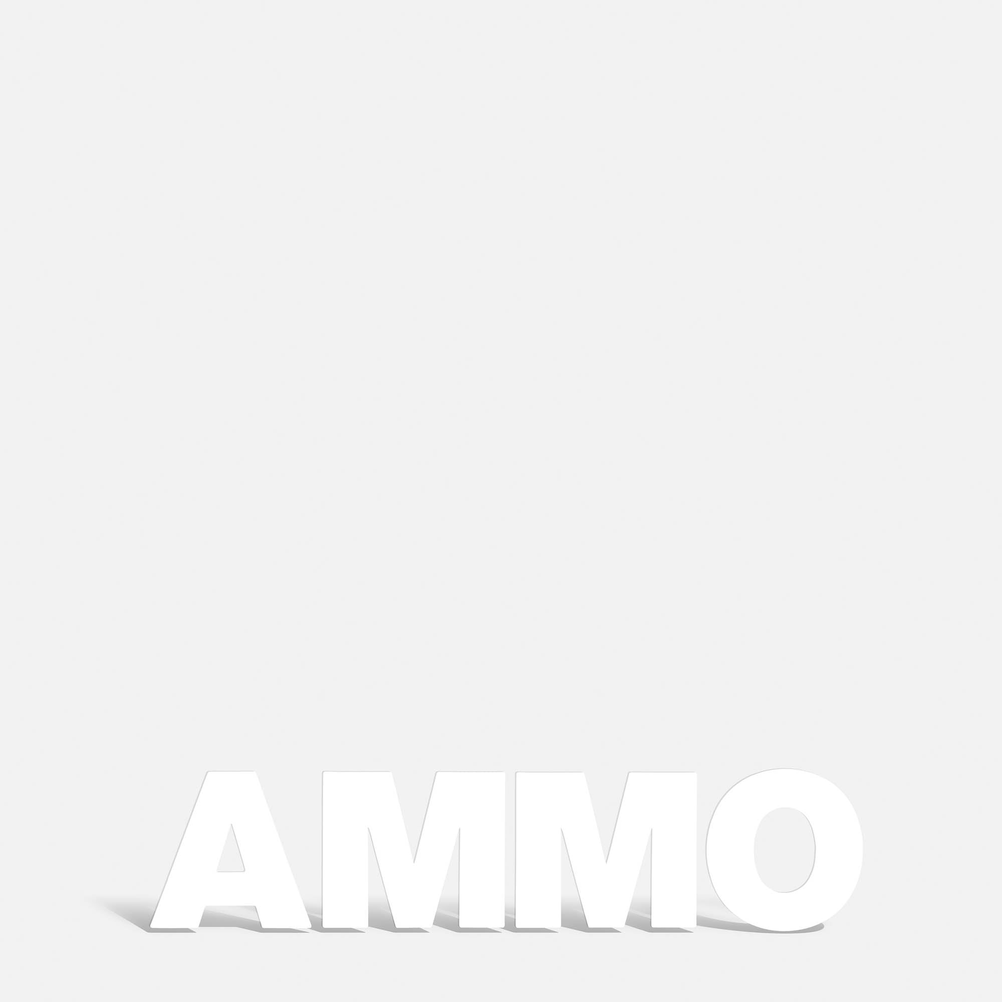AMMO Red Shield Sticker – AMMONYC