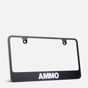 AMMO License Plate Frame